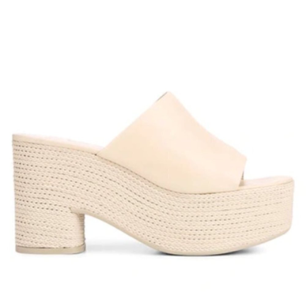 FRANCO SARTO Coco Platform Sandal In Chiffon